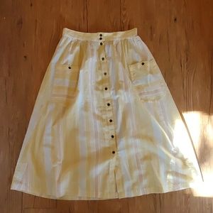 Patagonia strippes hemp skirt